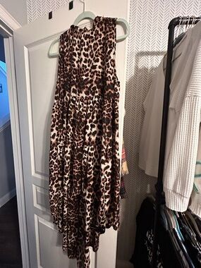 Fantastic Fawn Leopard Print Tunic/Dress- Brown & Black Animal Print